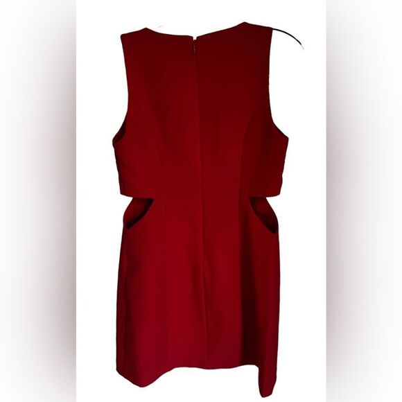 Anthropologie Mare Mare Cutout Red Dress - Picture 3 of 4